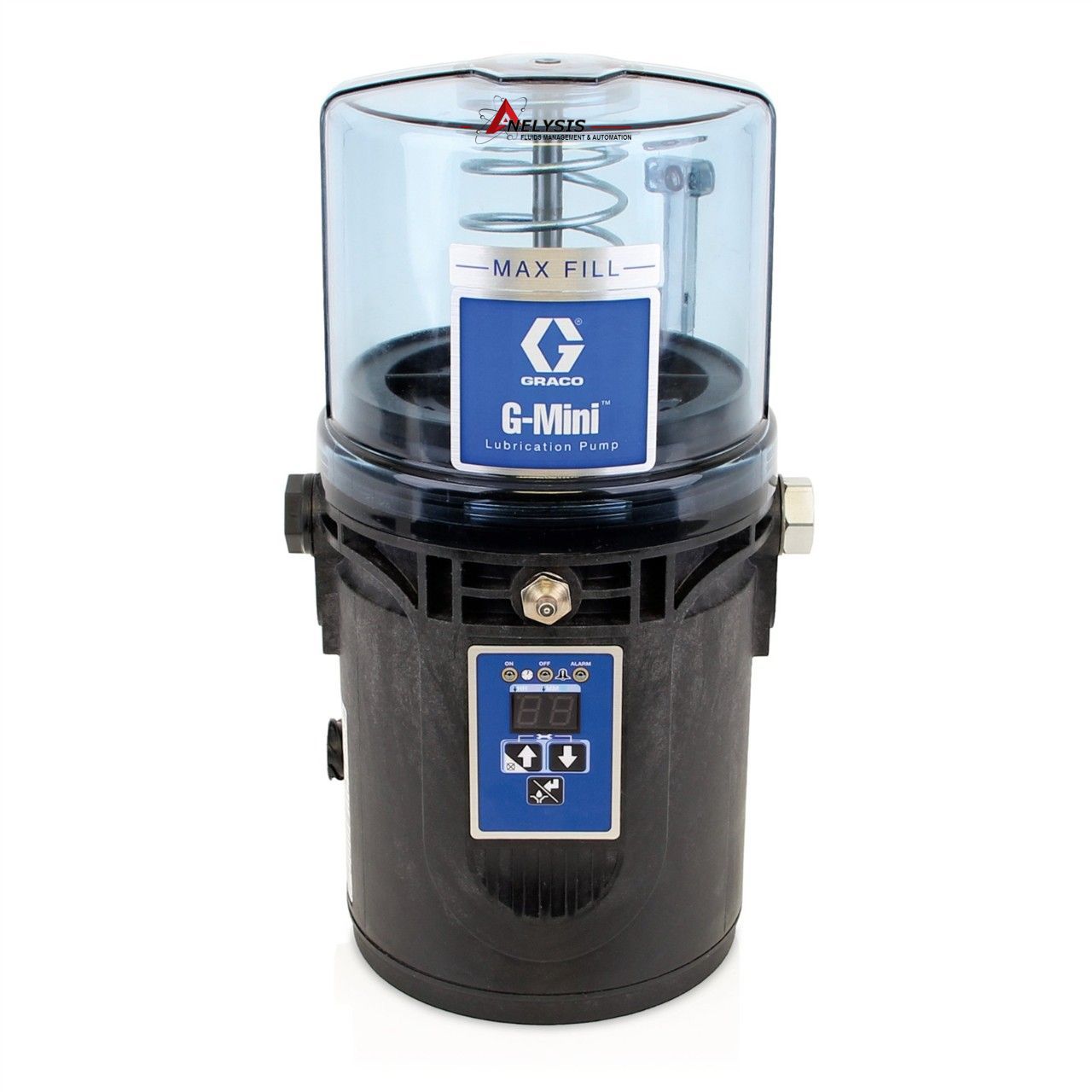 Product - GRACO 25R801 G-Mini Grease Lubrication Pump with Controller, 24  VDC, 1 litre